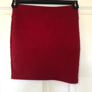 Forever21 Medium Red Skirt